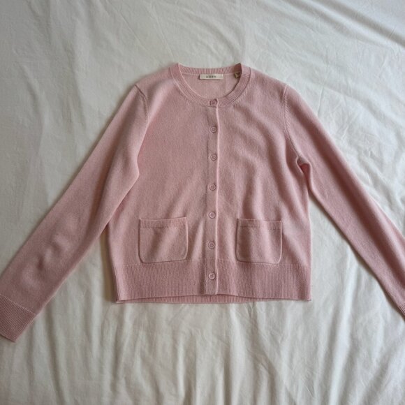 Doen Sweaters - Doen pink fraya cashmere cardigan